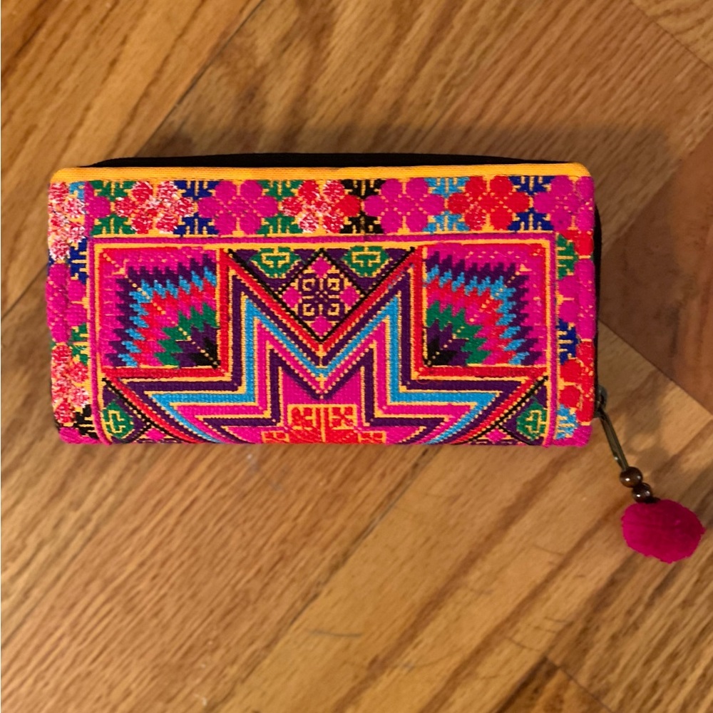 Thai hill tribe woven wallet
